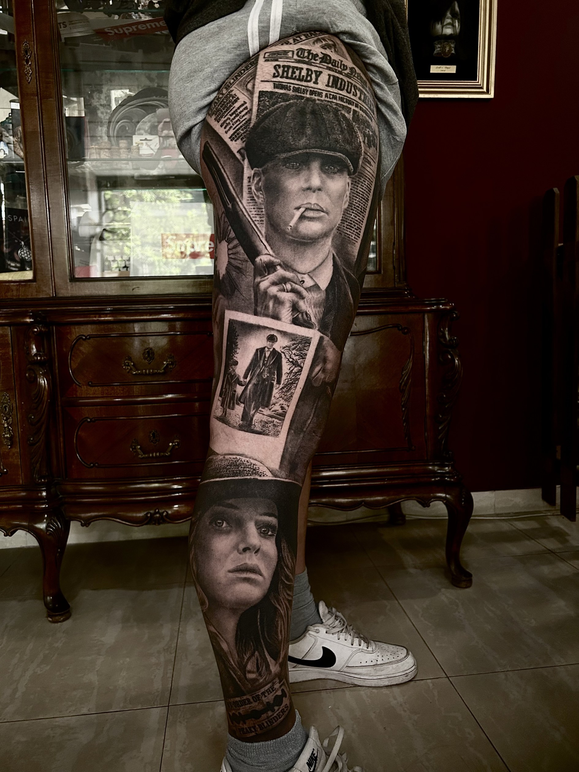 Pierna Peaky Blinders