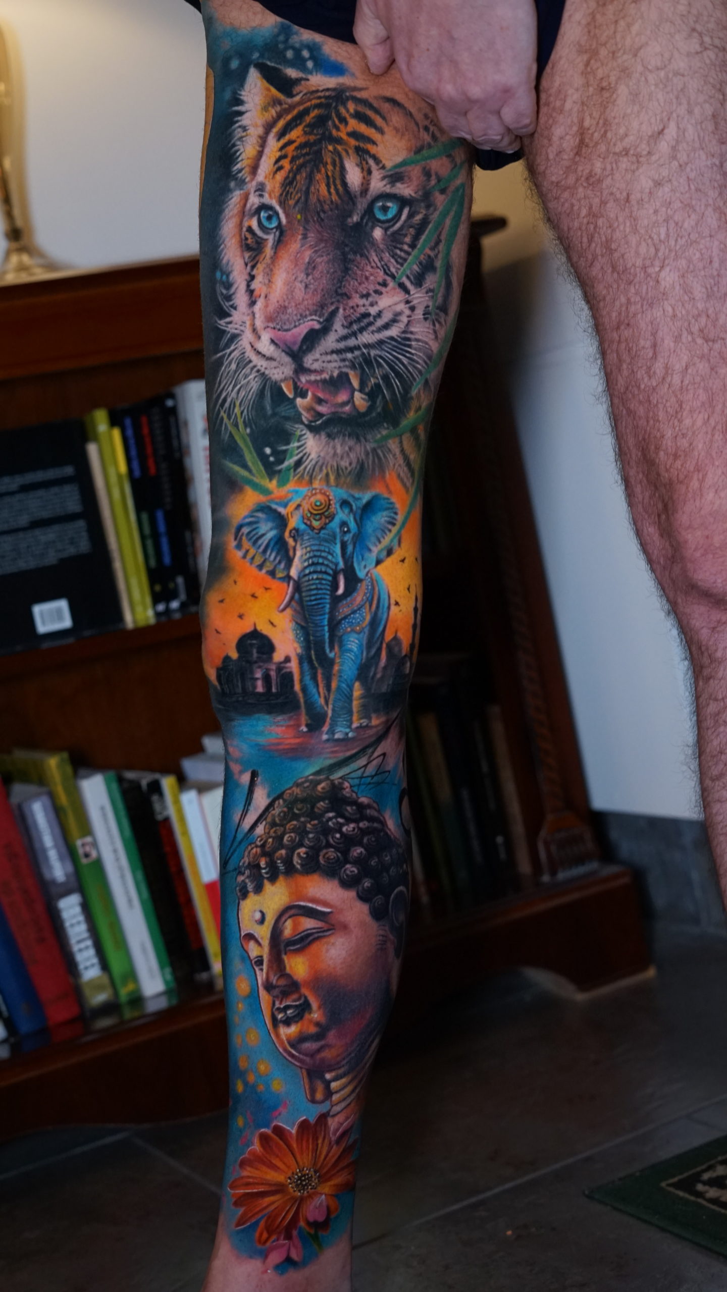 Piernas India y México