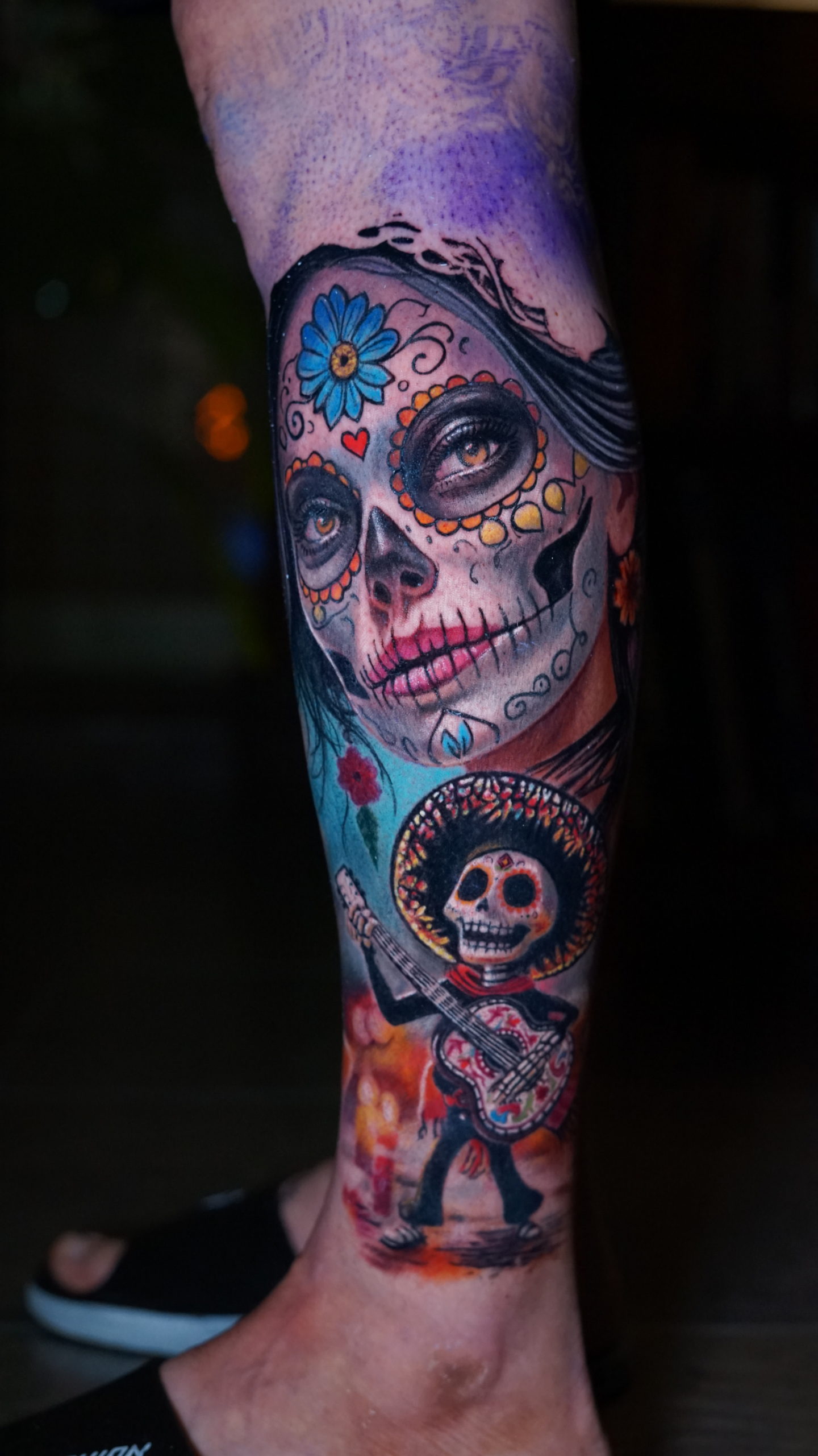 Piernas India y México